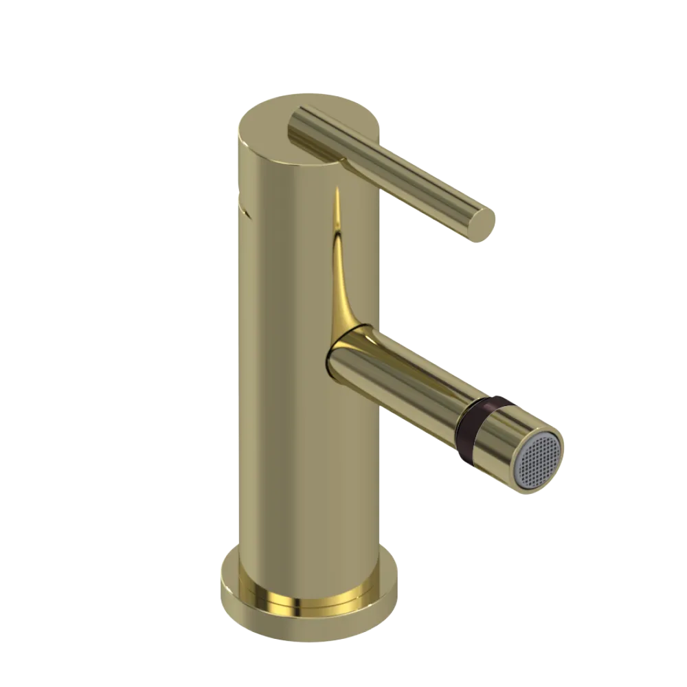 Rubinet Single Control Bidet Fitting (less drain) Gold