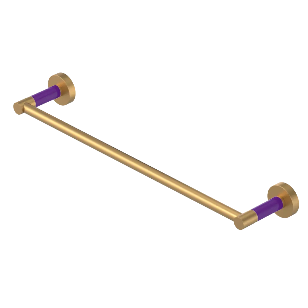 Rubinet Towel Bar 18" Satin Gold