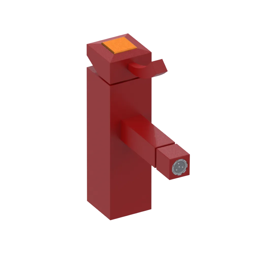 Rubinet Single Control Bidet Fitting (less drain) Maroon