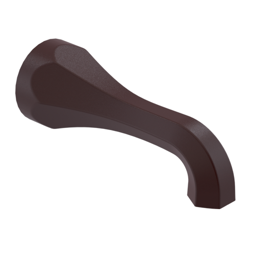 Rubinet Tub Filler Spout Wall Mount Bordeaux