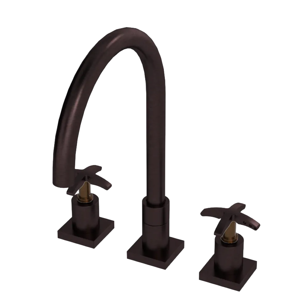 Rubinet Widespread Kitchen Set Oil Rubbed Bronze