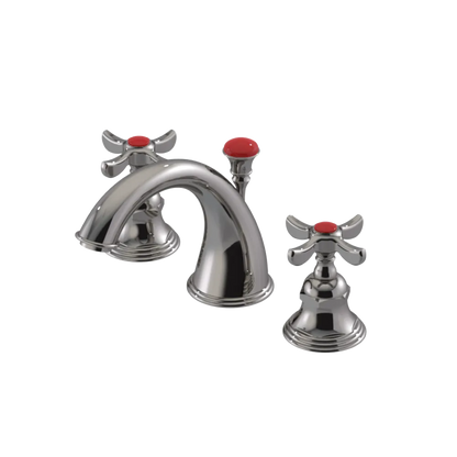 Rubinet Widespread Lav. Set. (less drain) Polished Nickel