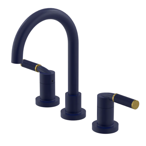 Rubinet Widespread Lav. Set. (less drain) Midnight Blue