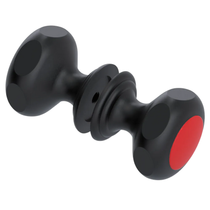 Rubinet Shower Door Knob (set) Matt Black