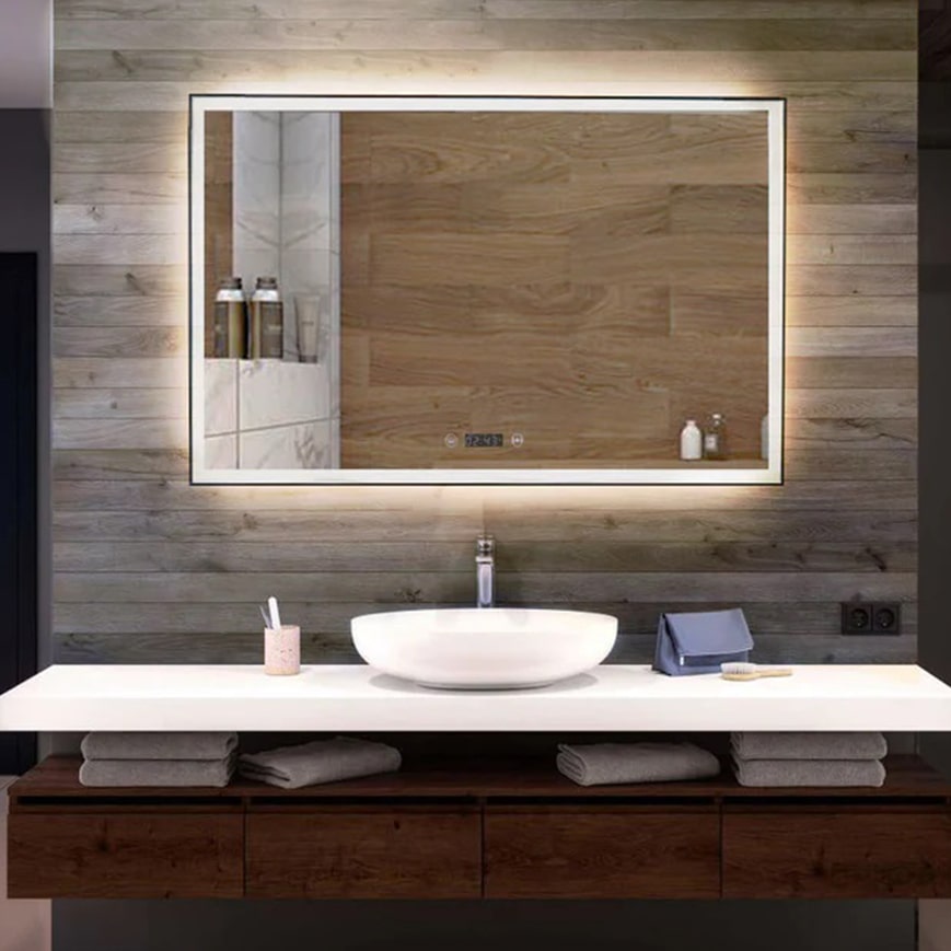 Kodaen Fortune Backlit Bathroom LED Mirror with Bluetooth - Golzar Home