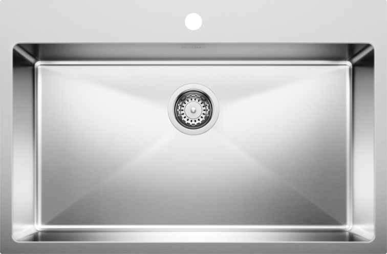 Blanco  QUATRUS R15 Drop-in Super Single Stainless Steel Kitchen Sinks