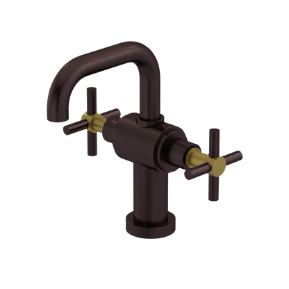 Rubinet Single Hole Dual Handle Lav. Set. (less drain) Oil Rubbed Bronze