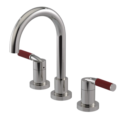 Rubinet Widespread Lav. Set. (less drain) Polished Nickel