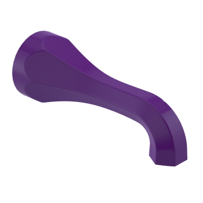Rubinet Tub Filler Spout Wall Mount Purple Haze