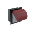 Rubinet RECESSED TOILET PAPER HOLDER Black