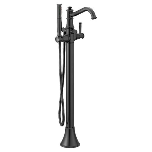 Moen Belfield Chrome one-handle tub filler includes hand shower