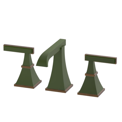 Rubinet Widespread Lav. Set. (less drain) Green Envy