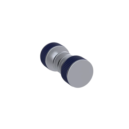 Rubinet Shower Door Knob (set) Satin Chrome