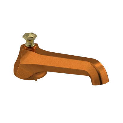 Rubinet Tub Filler Spout Deck Mount Antique Copper Matt