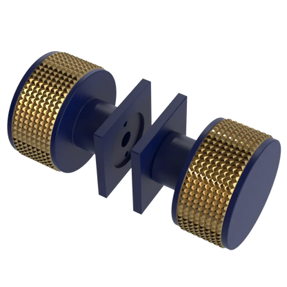 Rubinet Shower Door Knob (set) Midnight Blue