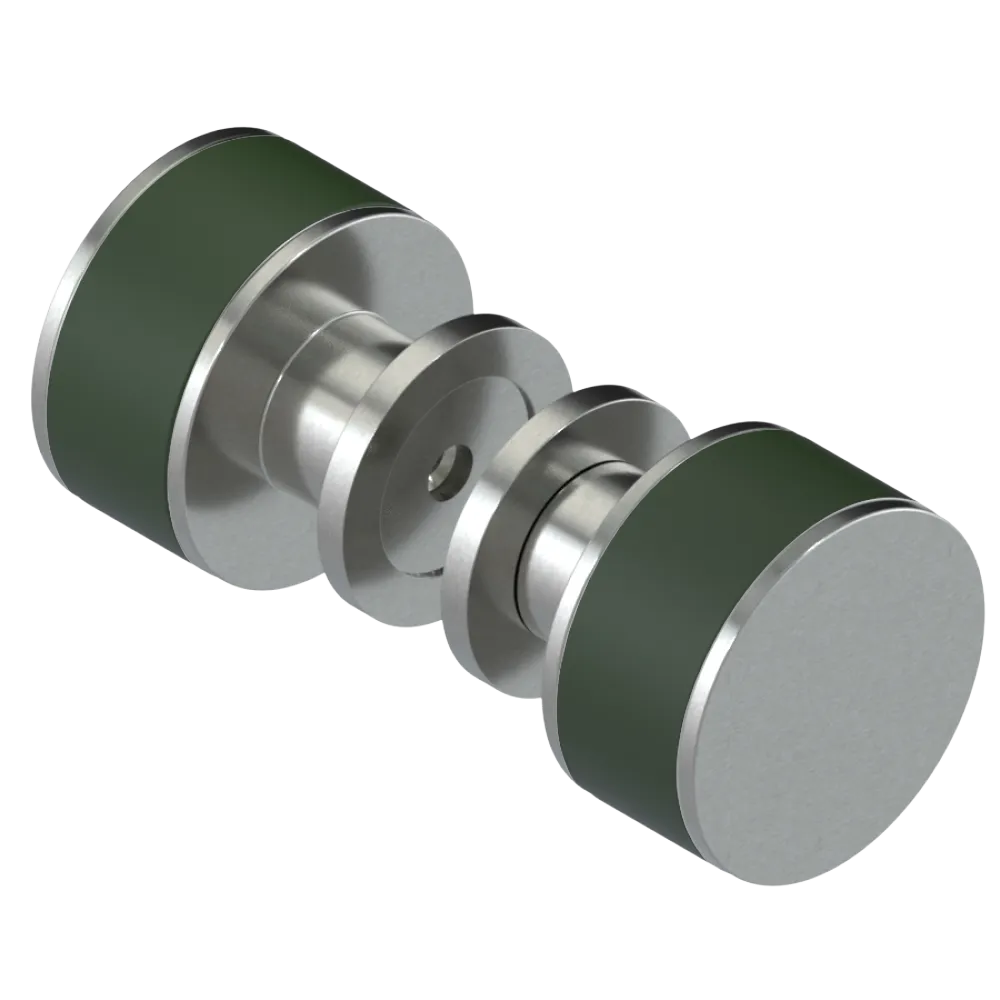 Rubinet Shower Door Knob (set) Satin Nickel