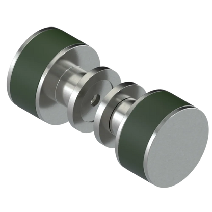 Rubinet Shower Door Knob (set) Satin Nickel