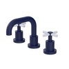 Rubinet Widespread Lav. Set. (less drain) Midnight Blue