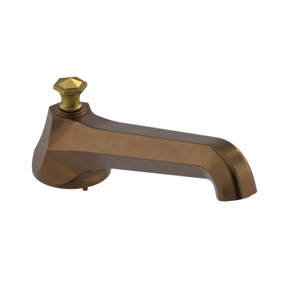 Rubinet Tub Filler Spout Deck Mount Tuscan Brass