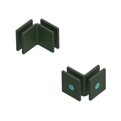 Rubinet 90 Glass to Glass Open Face Green Envy