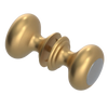 Rubinet Shower Door Knob (set) Satin Gold