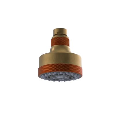 Rubinet 3 FUNCTION SHOWER HEAD Antique Brass Matt