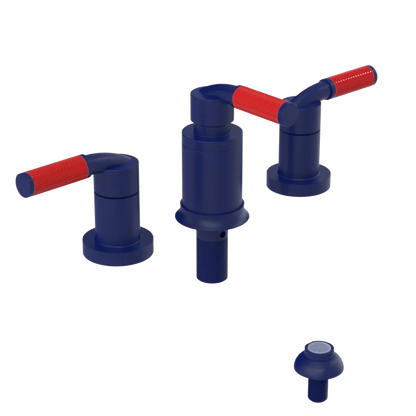 Rubinet Bidet Fitting with Spray, Diverter, and Vacum Breaker (Less Drain) Midnight Blue