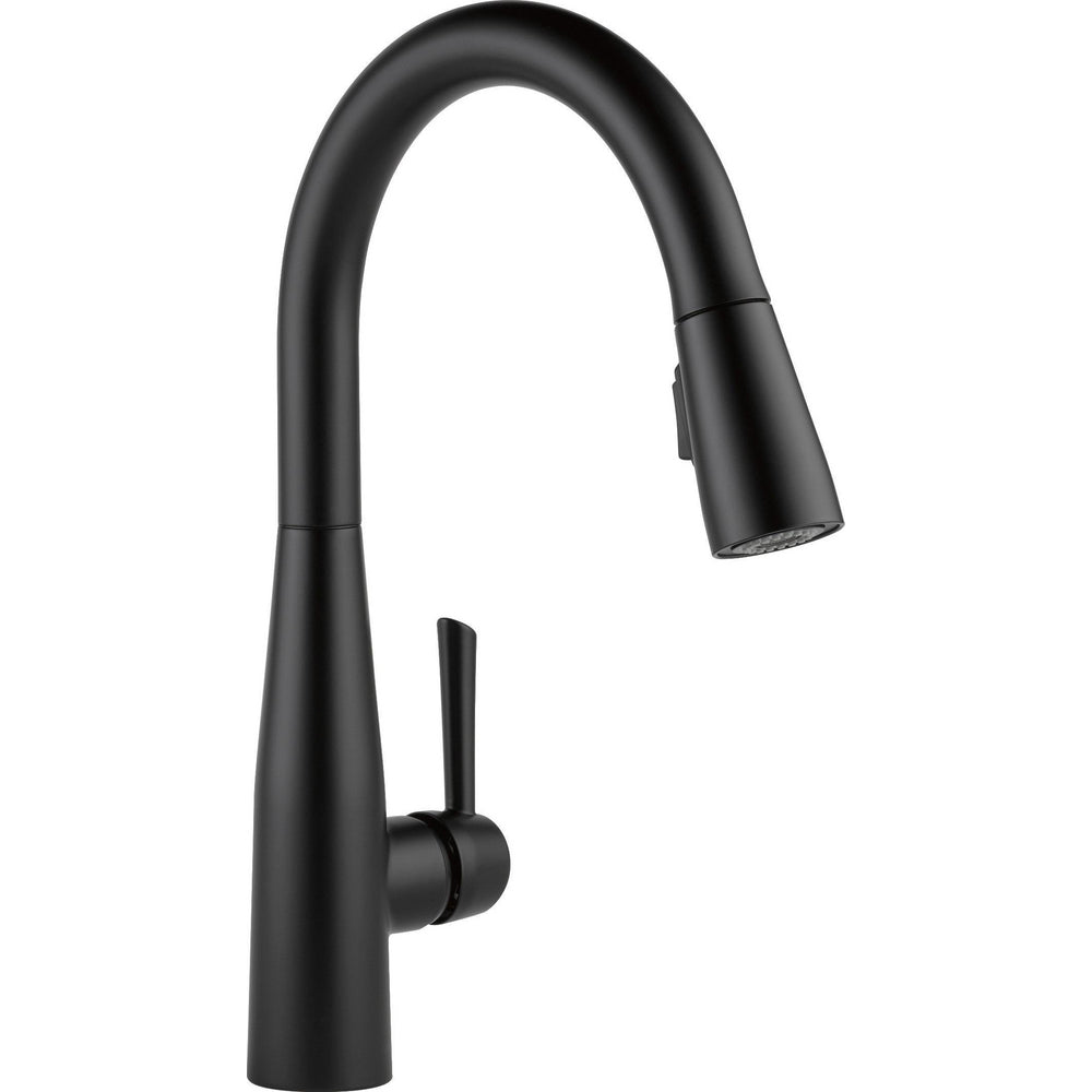 Essa Single Handle Pull-down Kitchen Faucet - Matte Black