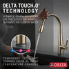 Delta Single Handle Pull-Down Kitchen Faucet with Touch2O Technology Technology