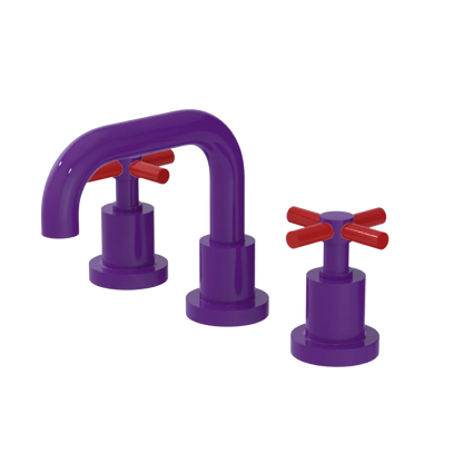 Rubinet Widespread Lav. Set. (less drain) Purple Haze