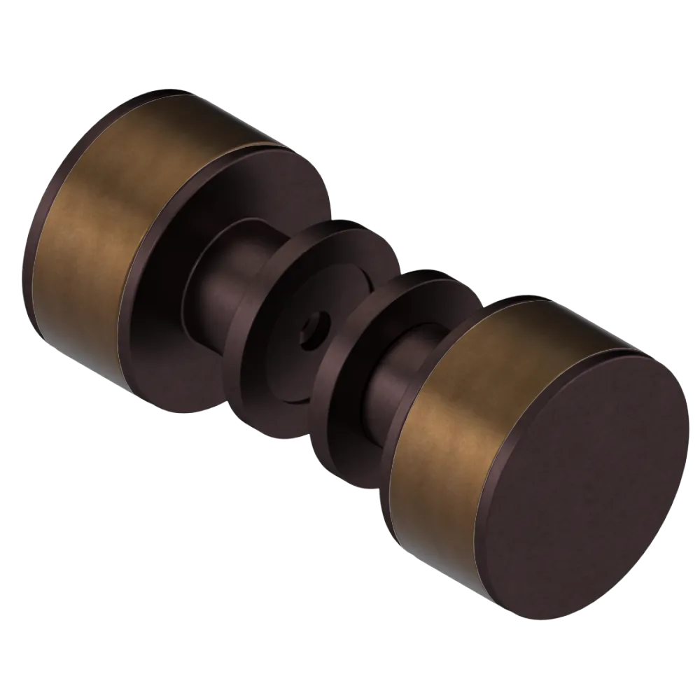 Rubinet Shower Door Knob (set) Oil Rubbed Bronze