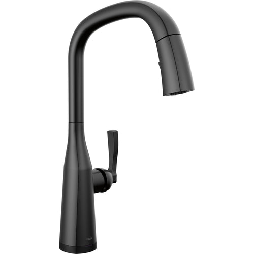 Delta Stryke Kitch Monrovia Touchless Kitchen Pull-down Chrome - Matte Black
