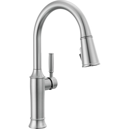 Renaldi Kitchen Pull-down Chrome Matte Black - Lumicoat Arctic Stainless