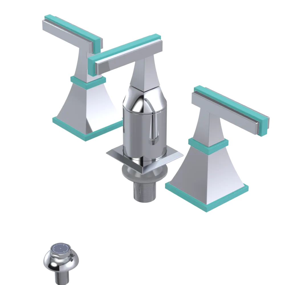 Rubinet Bidet Fitting with Spray, Diverter, and Vacum Breaker (Less Drain) Chrome