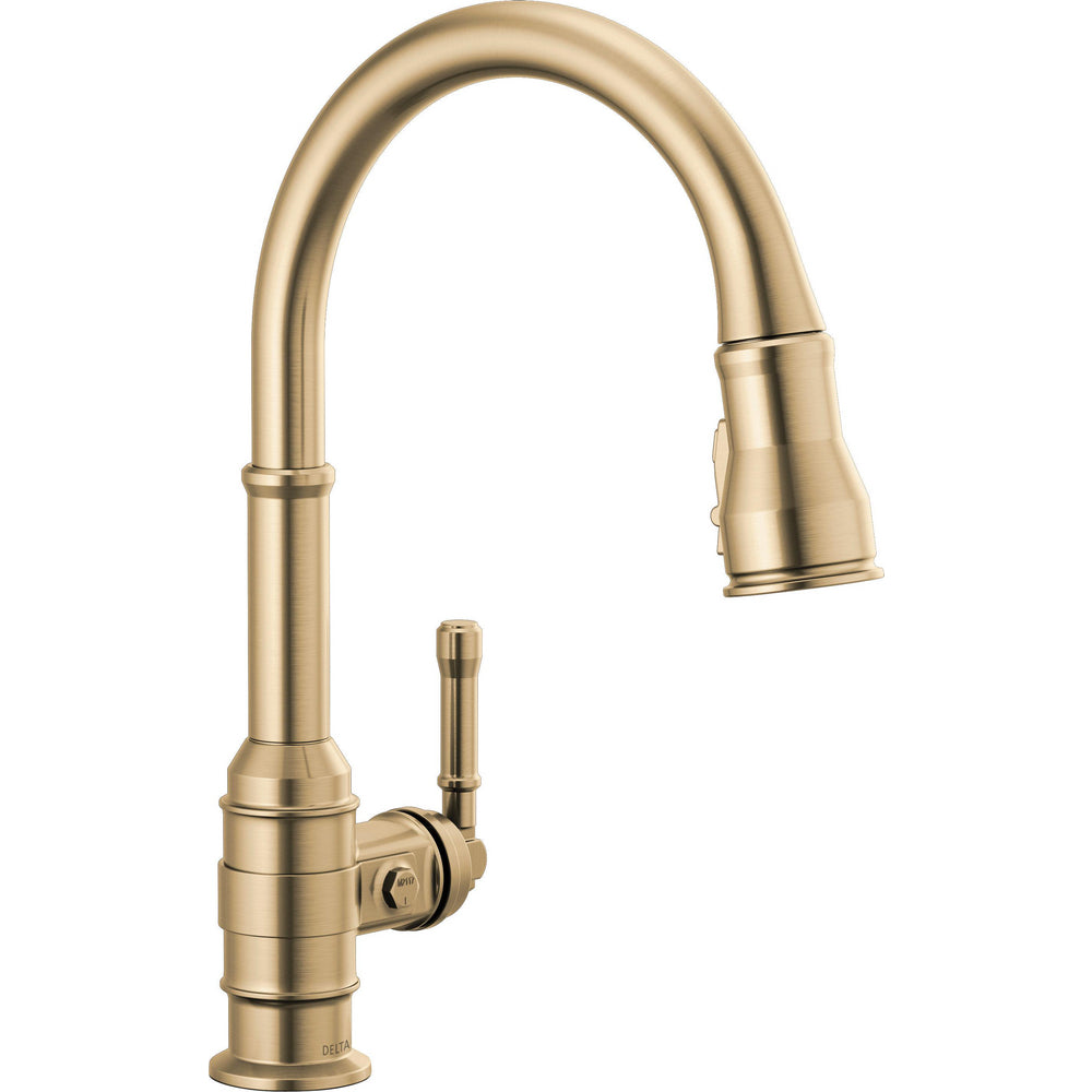 Broderick Pull-down Kitchen Withshieldspray 1L - Champagne Bronze