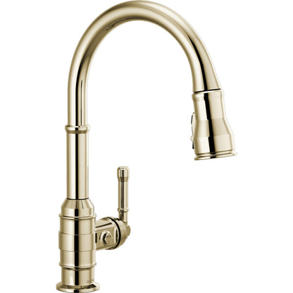 Broderick Pull-down Kitchen Withshieldspray 1L - Polished Nickel