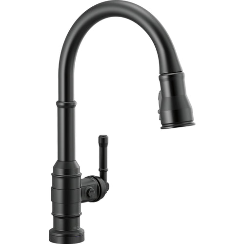 Broderick Broderick Touchless Kitchen Pull-down Chrome - Matte Black