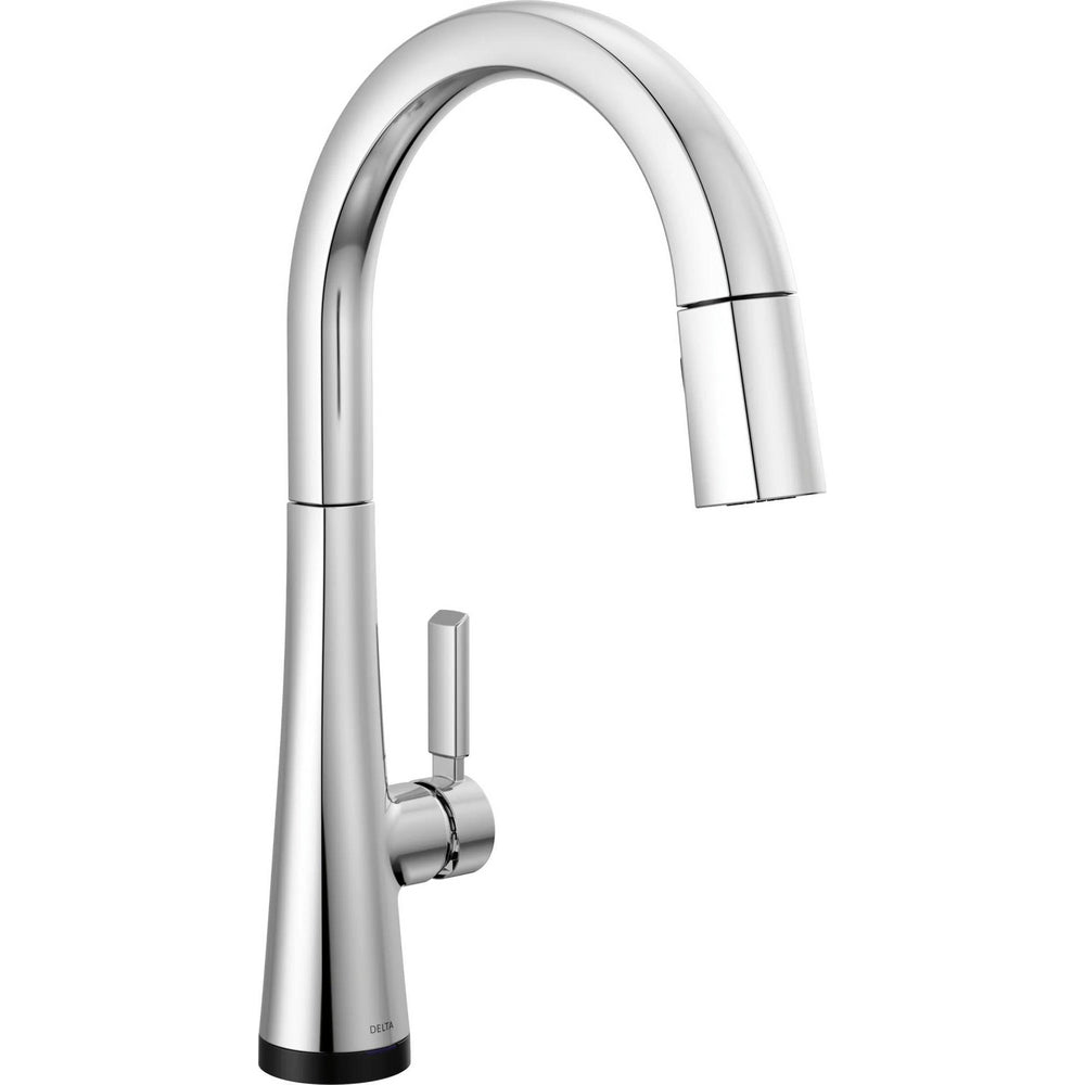 Monrovia Single Handle Pull-down Kitchen Faucet With TOUCH2O Technolo - Lumicoat Chrome