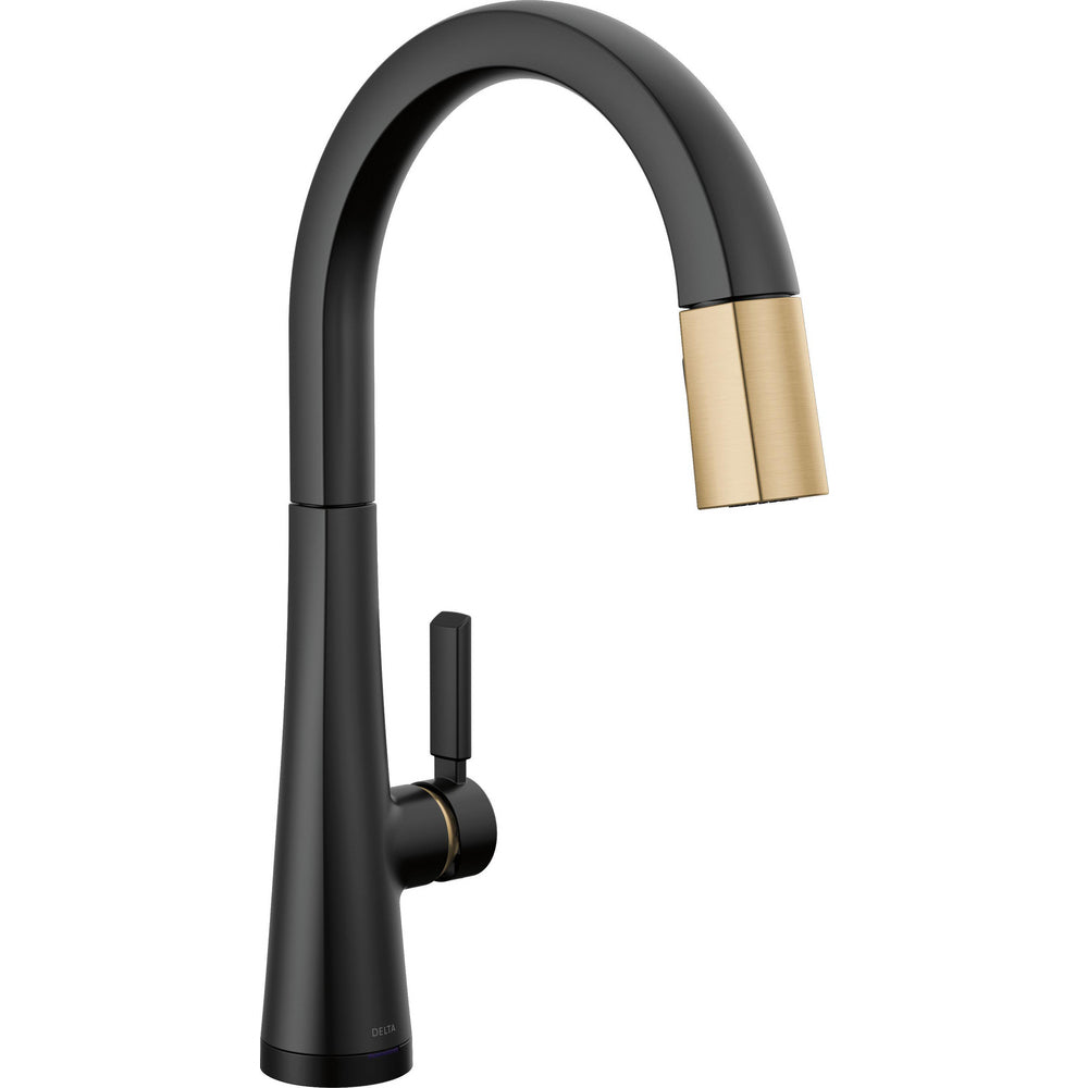 Monrovia Monrovia Touchless Kitchen Pull-down Chrome - Matte Black/Champagne Bronze