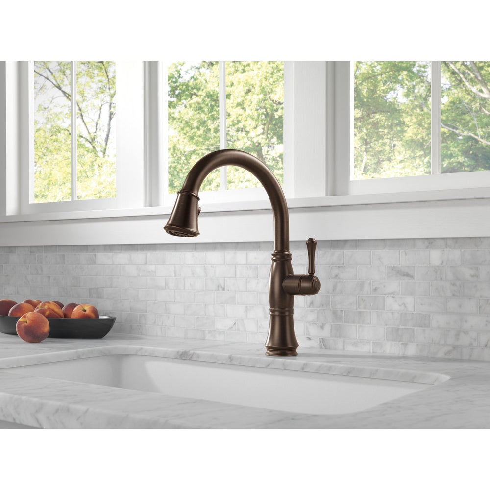 Delta Single Handle Pull-Down Kitchen Faucet with ShieldSpray