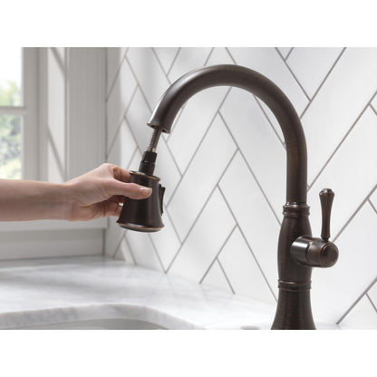 Delta Single Handle Pull-Down Kitchen Faucet with ShieldSpray
