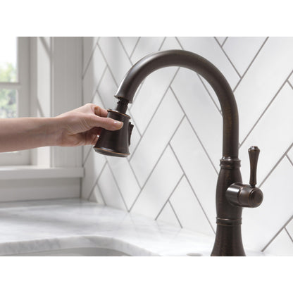 Delta Single Handle Pull-Down Kitchen Faucet with ShieldSpray