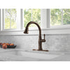 Delta Single Handle Pull-Down Kitchen Faucet with ShieldSpray