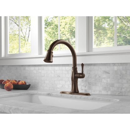 Delta Single Handle Pull-Down Kitchen Faucet with ShieldSpray
