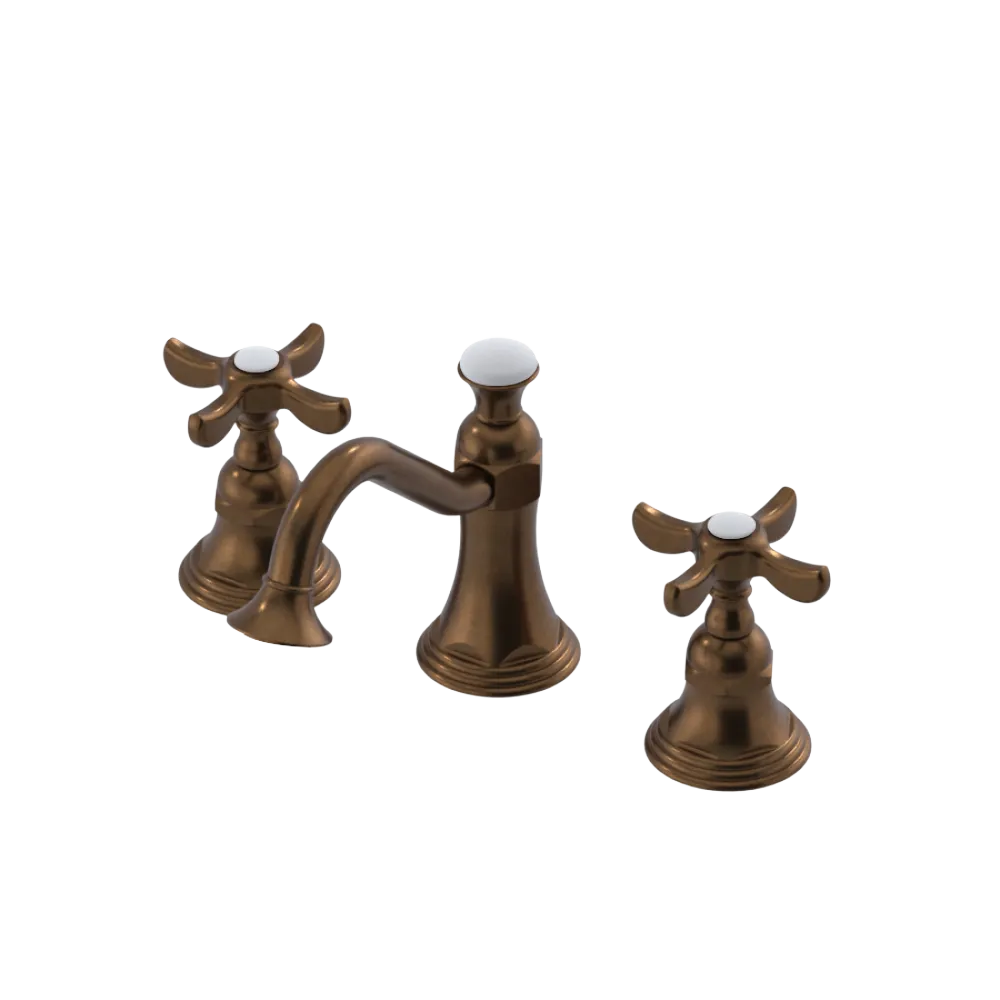 Rubinet Widespread Lav. Set. (less drain) Oil Rubbed Bronze