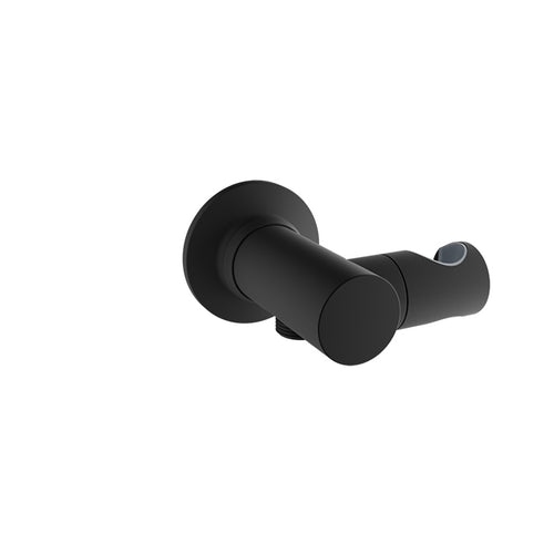 Baril Wall-mounted hand shower holder and supply elbow