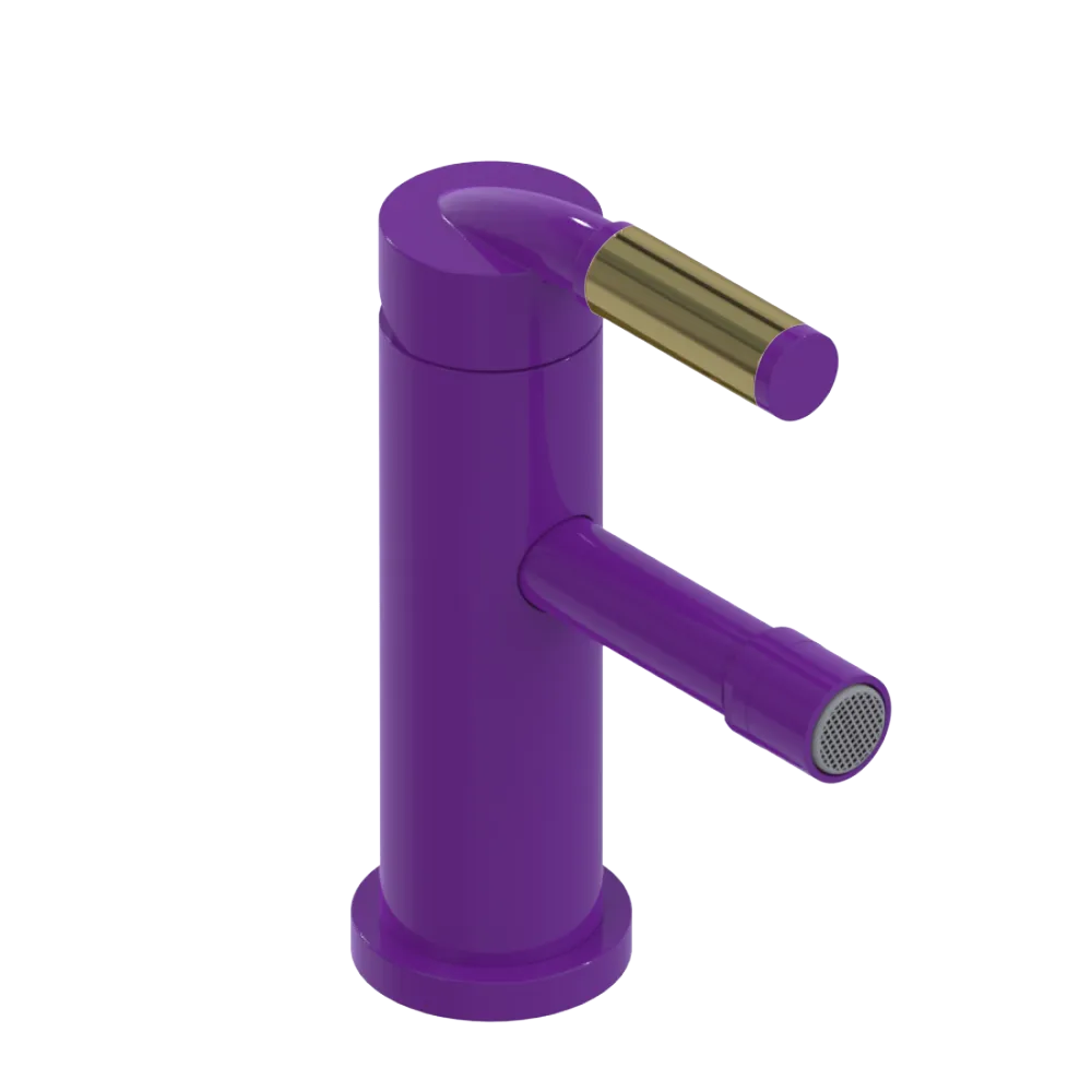 Rubinet Single Control Bidet Fitting (less drain) Purple Haze