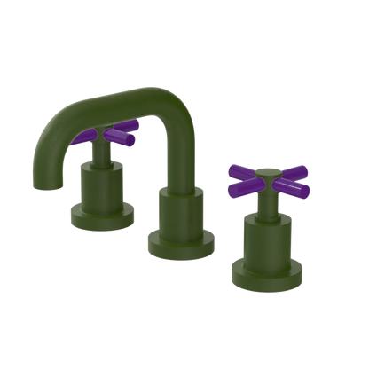 Rubinet Widespread Lav. Set. (less drain) Green Envy