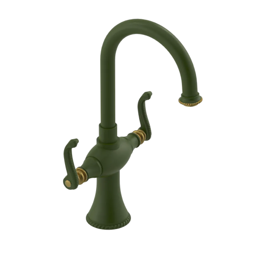 Rubinet Single Hole Dual Handle Lav. Set. (less drain) Green Envy