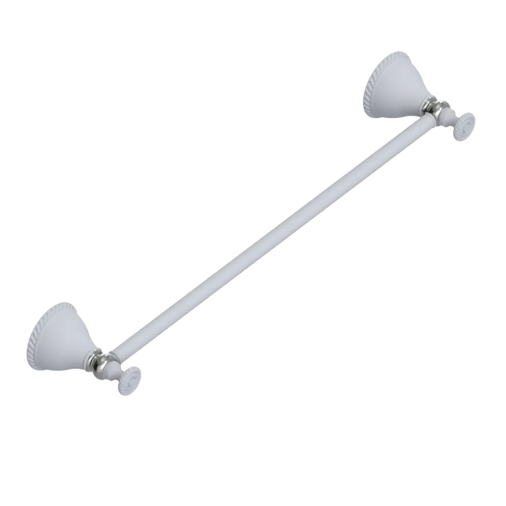 Rubinet Towel Bar 24" Matt White